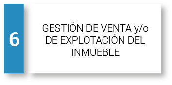 Gestión de venta y/o de explotación del inmueble